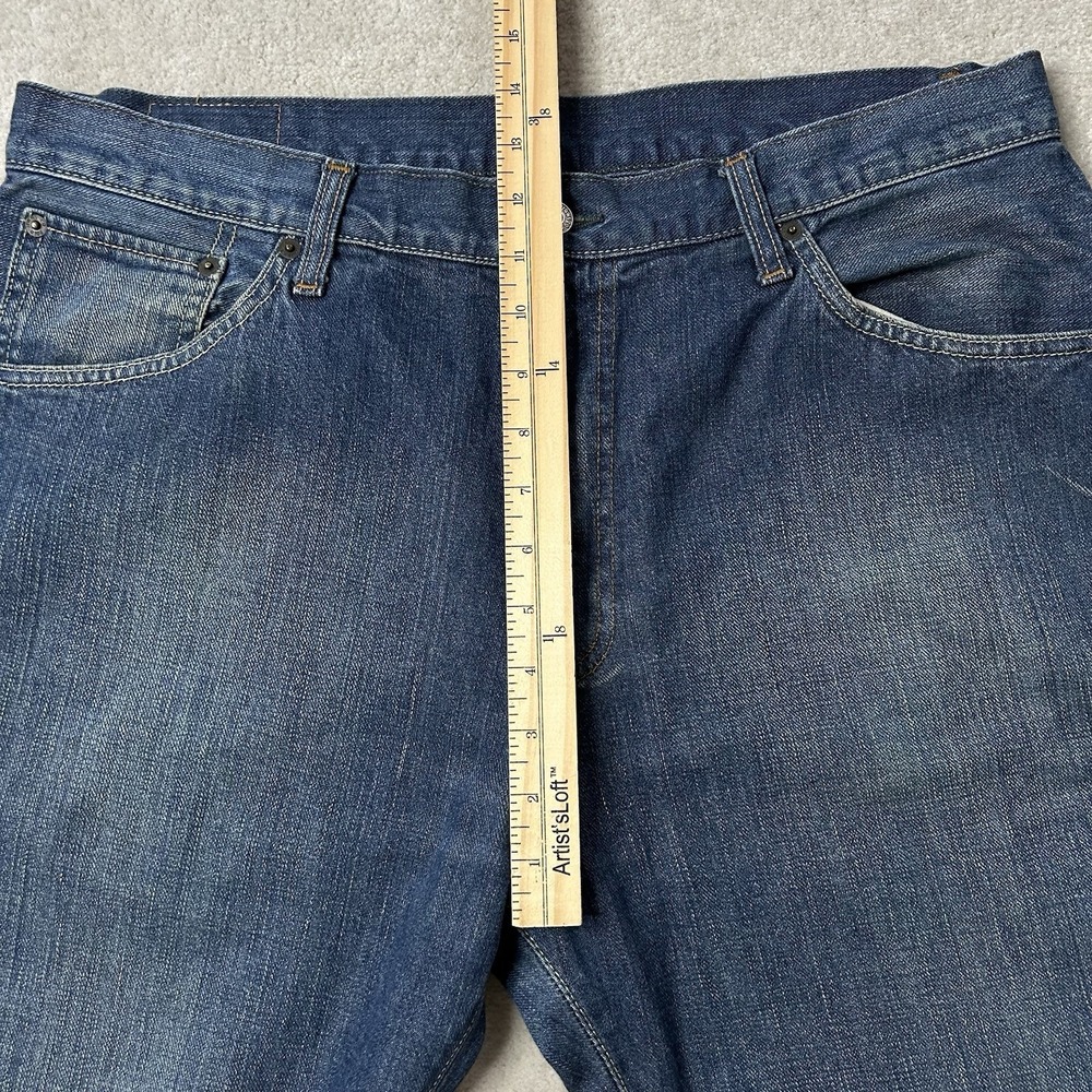 Vintage Y2K Polo Ralph Lauren Jeans 36x32 Ashmore Baggy Loose Denim - Picture 4 of 8